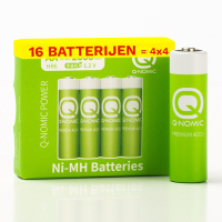 Q-Nomic Power piles rechargeables AA / HR6 Ni-Mh (16 pièces, 2000 mAh) AQN00093