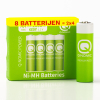 Q-Nomic Power piles rechargeables AA / HR6 Ni-Mh (8 pièces, 2000 mAh) AQN00091 - 1