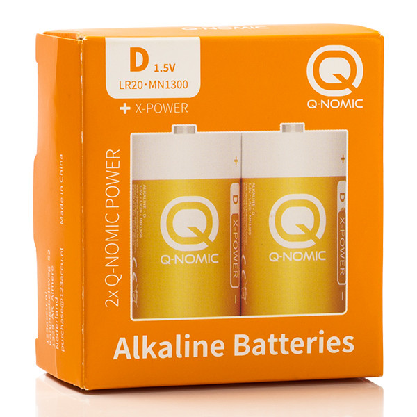 Q-Nomic pile D alcaline 1,5 V 2 pièces AQN00017 - 4