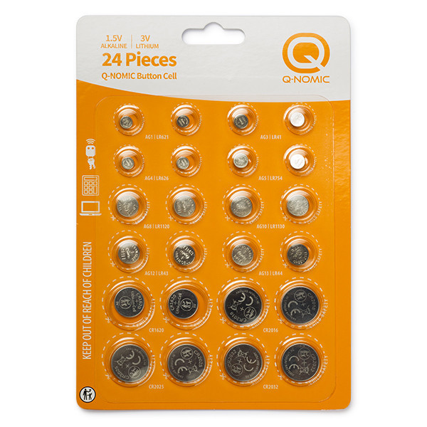 Q-Nomic piles bouton multipack AQN00013 - 1