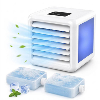 QUIGG mini rafraîchisseur d'air avec éclairage LED 263358