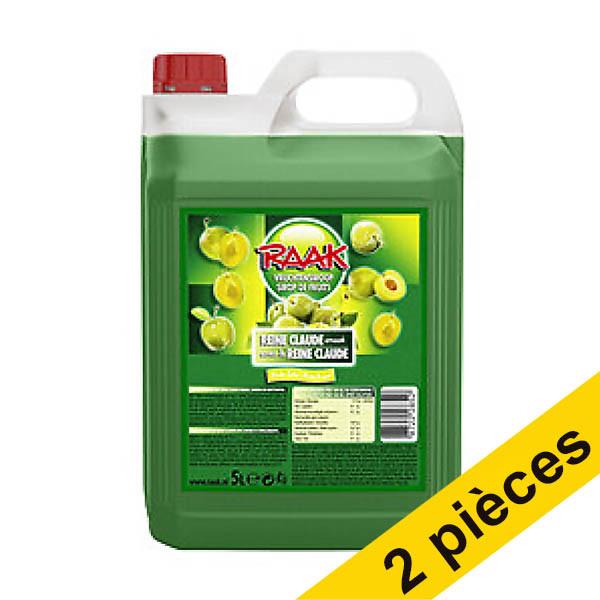 Offre : 2x Raak sirop Reine Claude (5000 ml) 423437 - 1