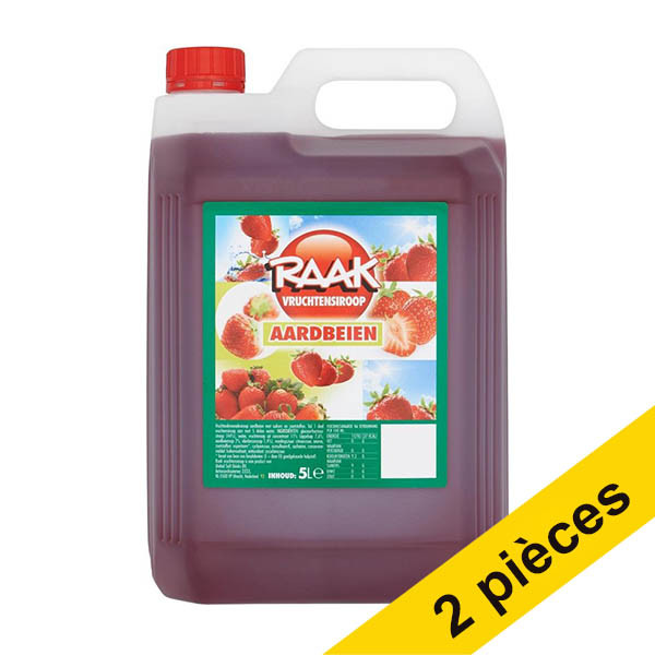Offre : 2x Raak sirop fraise (5000 ml) 423435 - 1