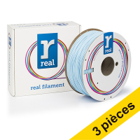 Offre: 3x REAL filament 1,75 mm PLA 1 kg - bleu clair