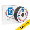 Offre: 3x REAL filament 1,75 mm PLA 1 kg - gris 135614 - 1