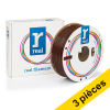 Offre: 3x REAL filament 1,75 mm PLA 1 kg - marron 135609 - 1