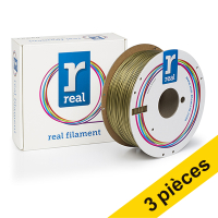 REAL Offre: 3x REAL filament 1,75 mm PLA 1 kg - or  135613
