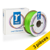 Offre: 3x REAL filament 1,75 mm PLA 1 kg - vert fluo 135610 - 1