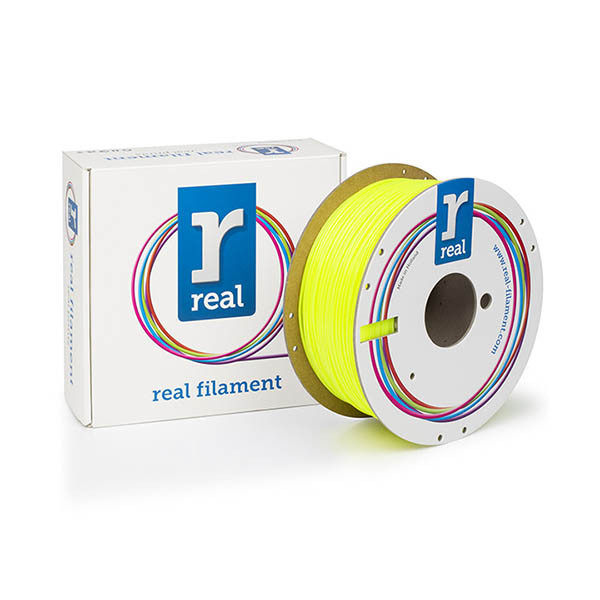 REAL filament PETG 1,75 mm 1 kg - jaune transparent DFE02008 - 1