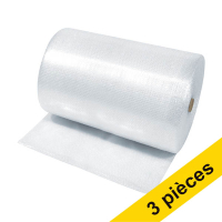 Offre : 3x Raadhuis film à bulles transparent (100 cm x 100 m) 209015