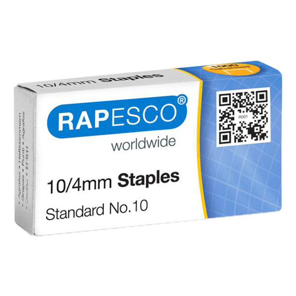 Rapesco 10/4 agrafes galvanisées (1000 pièces) AP510VZ3 226825 - 1