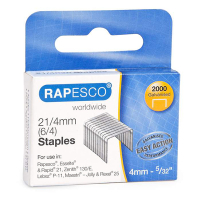 Rapesco 21/4 agrafes galvanisées (2000 pièces) 1367 202096
