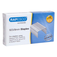 Rapesco 23/8 agrafes galvanisées 1000 pcs 1236 226815