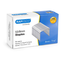 Rapesco 53/8 agrafes galvanisées (5000 pièces) 0750 202090