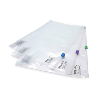 Rapesco Pochette transparente Rapesco avec fermeture éclair en plastique A4+ (5 pièces) 0978 202067