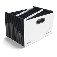 Rapesco SupaFile Plus trieur extensible avec 26 compartiments (A4+) - blanc/noir 1622 202081