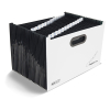 Rapesco SupaFile Plus trieur extensible avec 26 compartiments (A4+) - blanc/noir 1622 202081 - 1