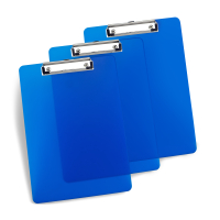 Rapesco porte-bloc A4 vertical (3 pièces) - bleu transparent 221673