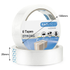 Rapesco ruban adhésif 25 mm x 66 m (8 rouleaux) - transparent 221672 - 2