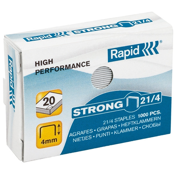 Rapid 21/4 agrafes strong galvanisées (1000 pièces) 24863400 202018 - 1