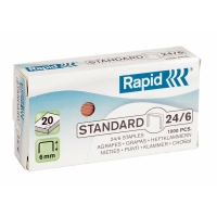 Rapid 24/6 agrafes standard avec revêtement en cuivre (1000 pièces) 24855700 202002