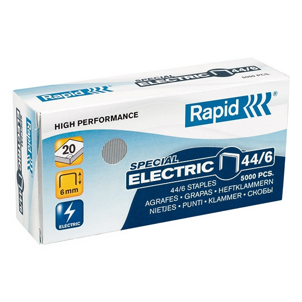 Rapid 44/6 agrafes électriques strong galvanisées (5000 pièces) 24868100 202030 - 1