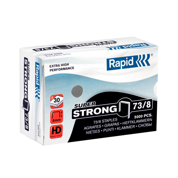 Rapid 73/8 Super Strong agrafes (5000 pièces) 24890300 202045 - 1