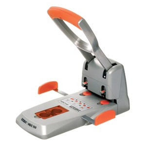 Rapid Supreme HDC150/2 perforatrice robuste 2 trous 150 feuilles - argent/orange 299900 - 1