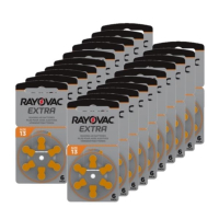 Rayovac Extra Advanced 13 / PR48  pile pack avantageux 120 pièces - orange ARA00132