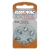 Rayovac extra advanced 312 pile pour appareil auditif 6 pièces (marron)