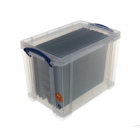 Really Useful Box boîte de rangement transparente 19 litres (avec 10 dossiers suspendus) UB19LCF 200412