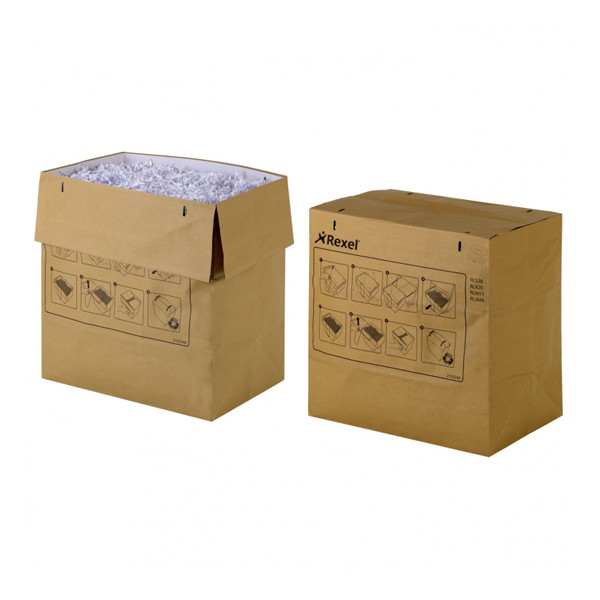 Rexel 2102248 sacs de collecte recyclables (50 pièces) 2102248 208210 - 1