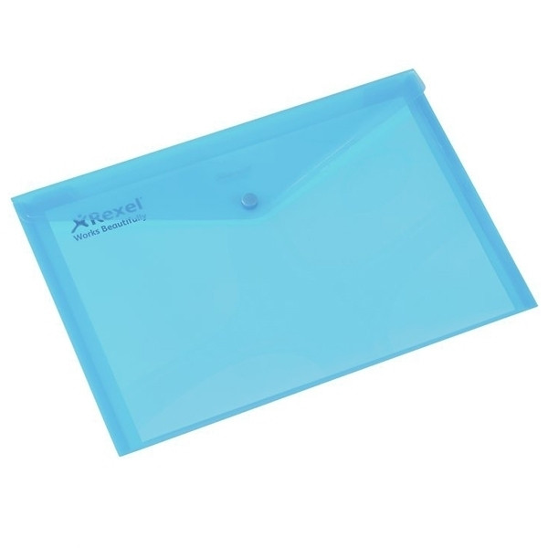 Rexel enveloppe de documents A4 - bleu 16129BU 208075 - 1