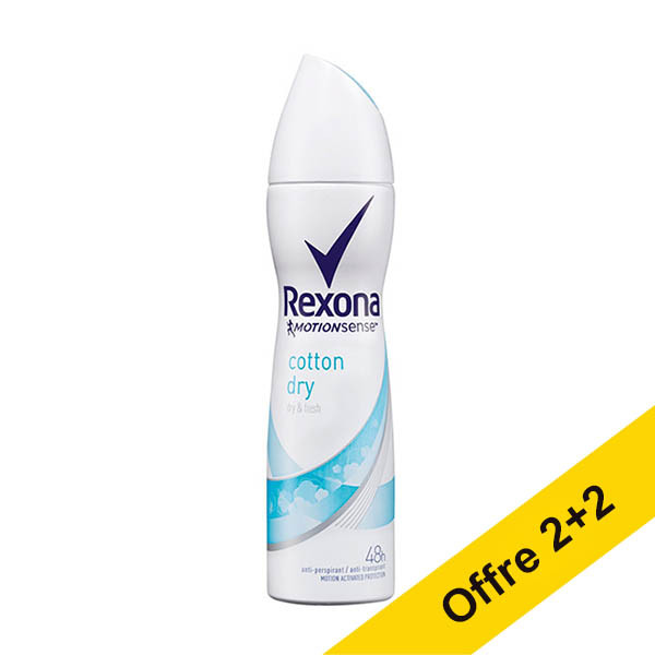 Offre : 4x Rexona Ultra Dry Cotton déodorant (150 ml) SRE00401 - 1