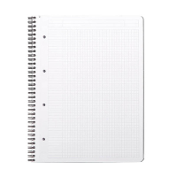 Rhodia Greenbook cahier à spirale A4+ 90 g/m² 80 feuilles quadrillé 5 mm - noir 404580