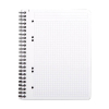 Rhodia Greenbook cahier à spirale A5+ 90 g/m² 80 feuilles lignées 5 mm - noir