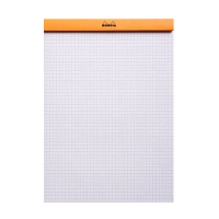 Rhodia bloc de cours A4 quadrillé 5 mm 80 g/m² 80 feuilles 404552