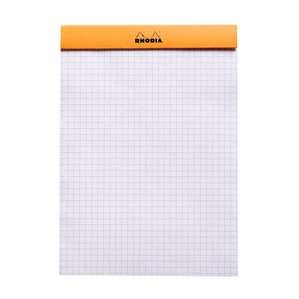 Rhodia bloc de cours A5 quadrillé 5 mm 80 g/m² 80 feuilles 404553 - 1