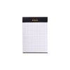 Rhodia bloc de cours A7 quadrillé 5 mm 80 g/m² 80 feuilles (couverture noire) 404557 - 1