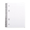 Rhodia cahier à spirale A5+ 90 g/m² 80 feuilles quadrillé 5 mm - noir 404579 - 1