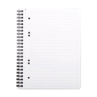 Rhodia cahier à spirale Greenbook A5+ 90 g/m² 80 feuilles lignées - noir 404701