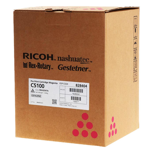 Ricoh 828 227 toner (d'origine) - magenta 828227 828404 073528 - 1