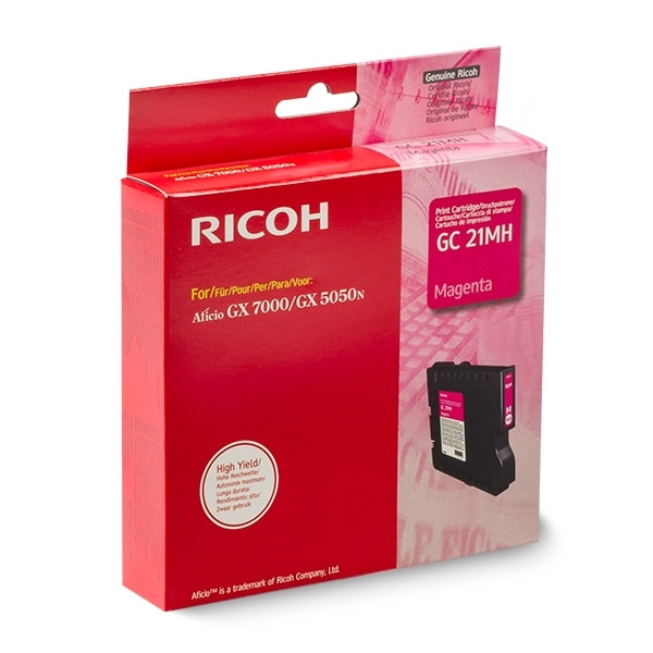Ricoh GC-21MH cartouche d'encre magenta haute capacité (d'origine) 405538 067044 - 1