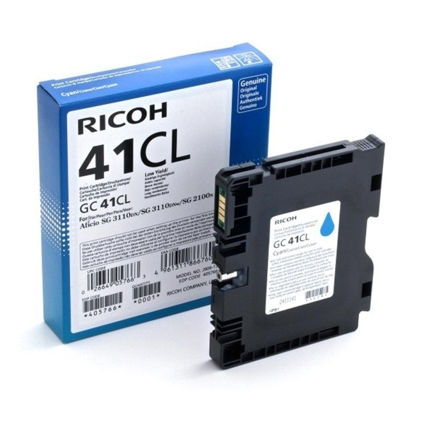 Ricoh GC-41CL cartouche de gel (d'origine) - cyan 405766 073800 - 1