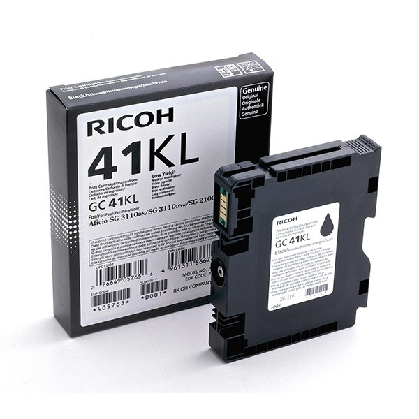 Ricoh GC-41KL cartouche d'encre gel (d'origine) - noir 405765 073798 - 1