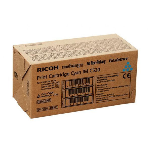 Ricoh IM C530 toner (d'origine) - cyan 418241 602390 - 1