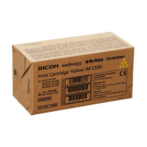 Ricoh IM C530 toner (d'origine) - jaune 418243 602394 - 1