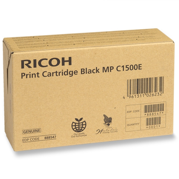 Ricoh MP C1500 BK toner gel (d'origine) - noir 888547 074820 - 1