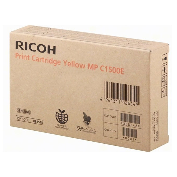 Ricoh MP C1500 Y toner gel (d'origine) - jaune 888548 074826 - 1