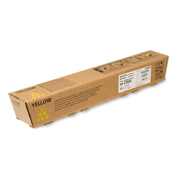 Ricoh MP C2503 toner (d'origine) - jaune 841929 073552 - 1